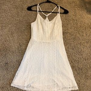 White Lace Hollister Dress